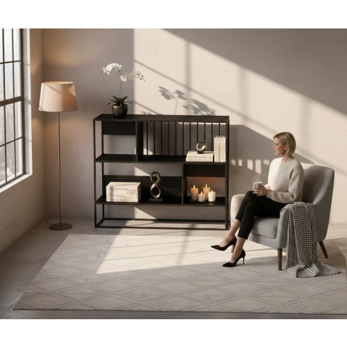 REGAŁ NA KSIĄŻKI METALOWE   RNK-181